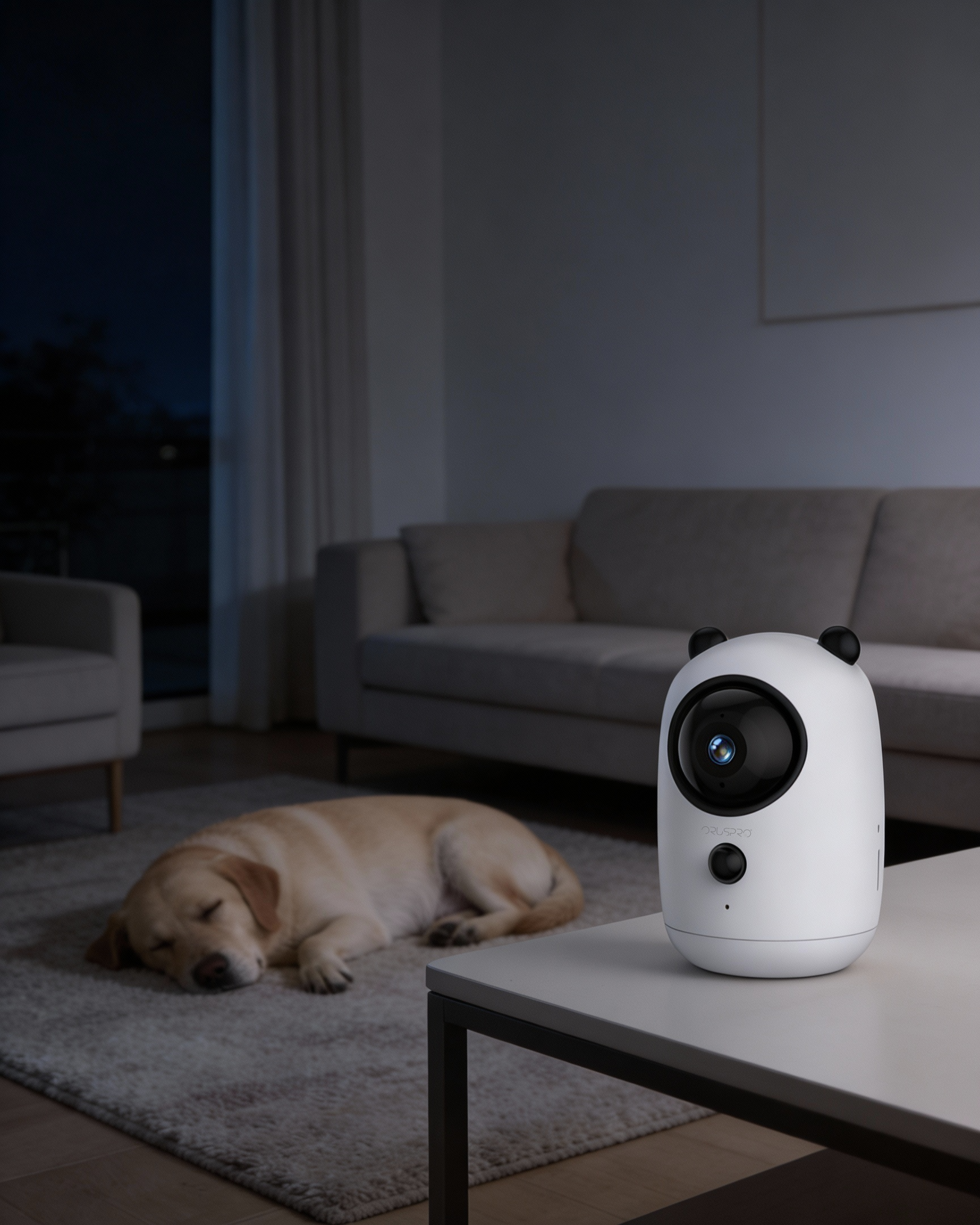 Teddy Cam - Videocamera di sorveglianza ricaricabile con gestione via App