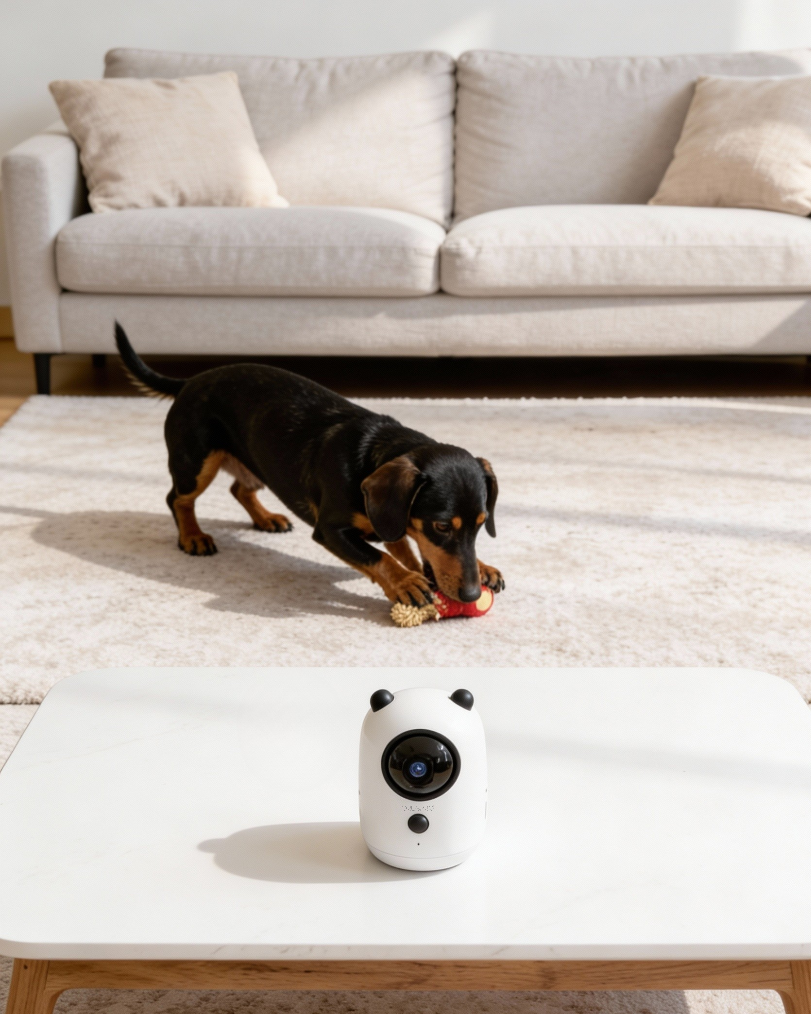 Teddy Cam - Videocamera di sorveglianza ricaricabile con gestione via App