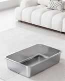 Katzentoilette Steel Basic – offene Katzentoilette aus Stahl