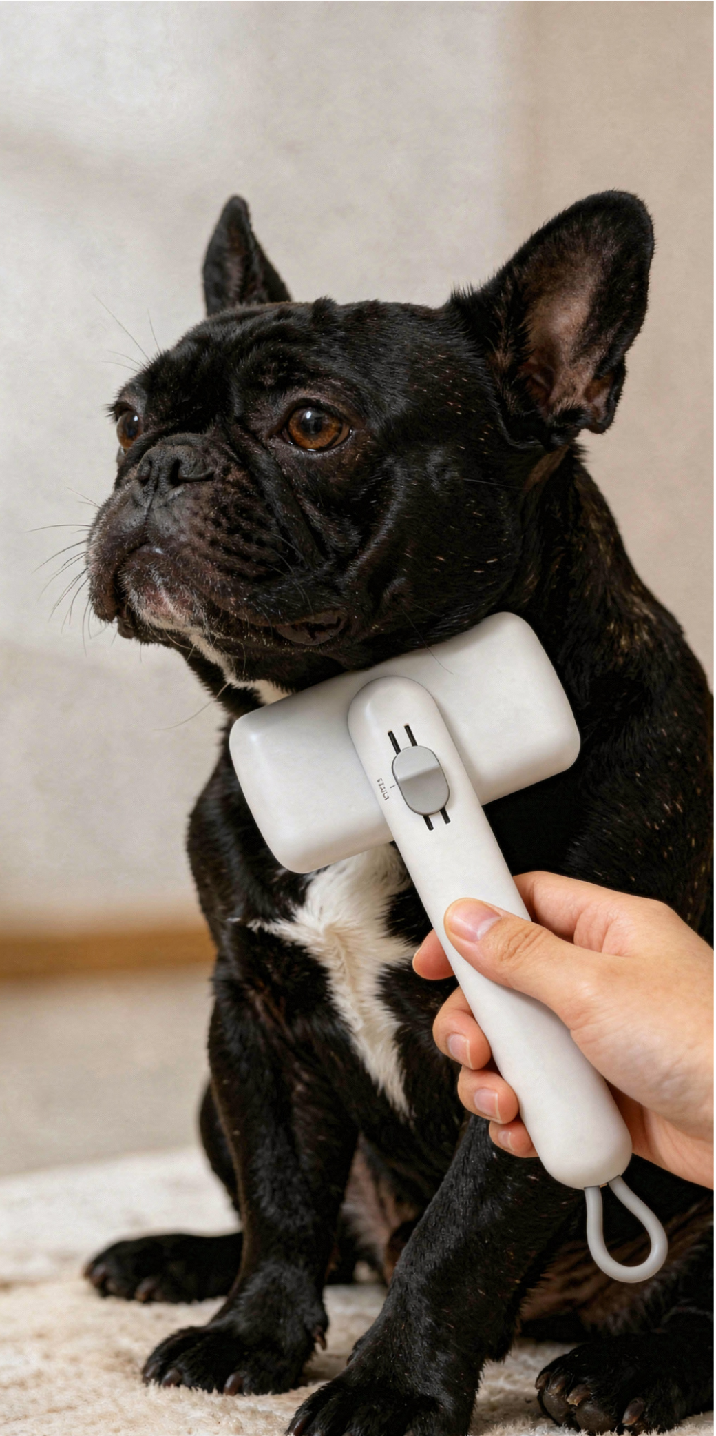 Sunny Brush - Self-cleaning brush with adjustable bristles
