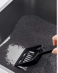 Katzentoilette Steel Basic – offene Katzentoilette aus Stahl
