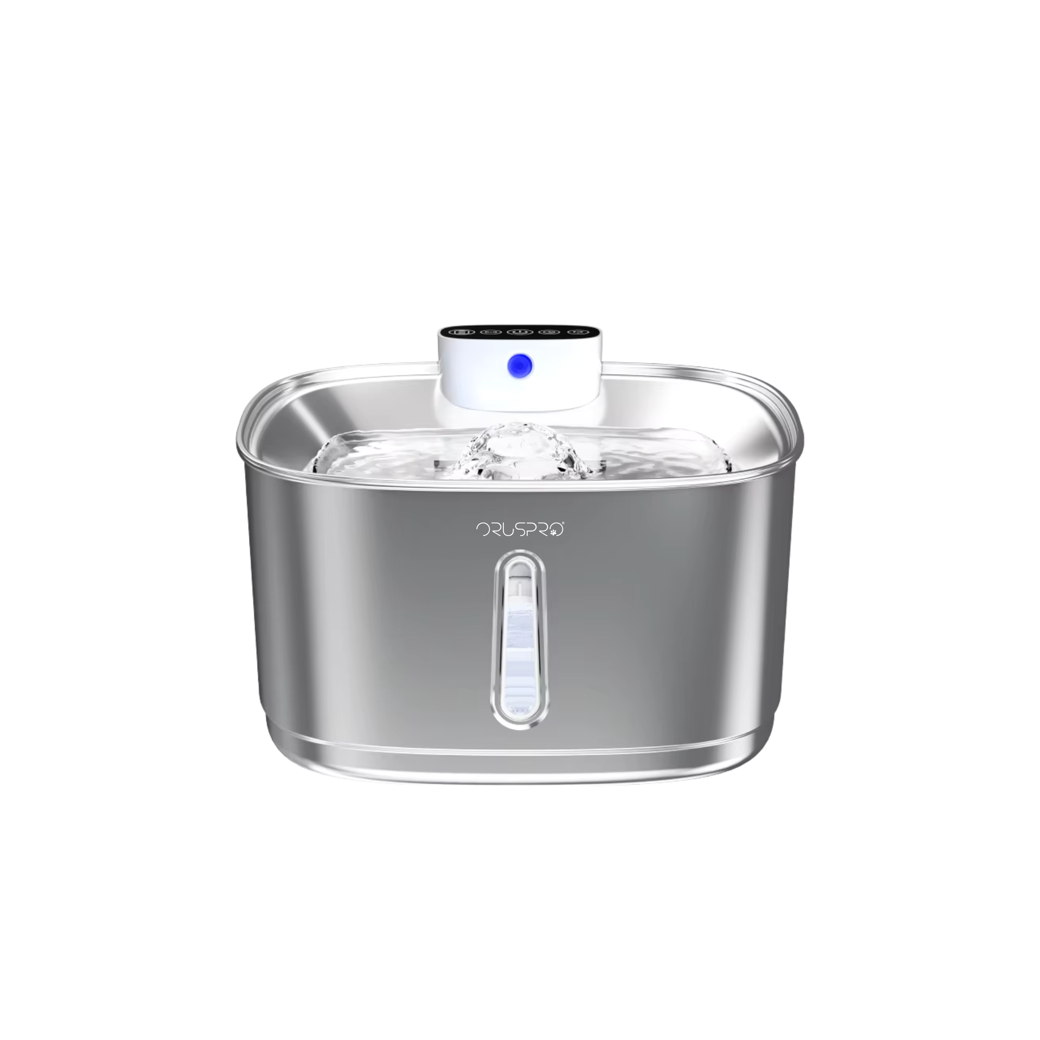 Sunny Pro Steel - fontana automatica con funzione senza fili in acciaio inox