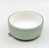 Pretty Bowl Ceramic- Ciotola 2 in 1 in ceramica e silicone alimentare con ventosa antiribaltamento