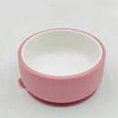 Pretty Bowl Ceramic- Ciotola 2 in 1 in ceramica e silicone alimentare con ventosa antiribaltamento