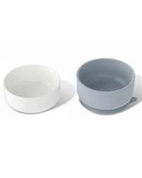 Pretty Bowl Ceramic- Ciotola 2 in 1 in ceramica e silicone alimentare con ventosa antiribaltamento