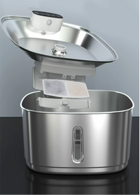 Sunny Pro Steel - Trinkbrunnen aus Edelstahl mit kabelloser Funktion