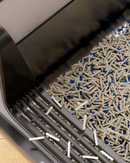 Letty Pet - lettiera in acciaio inox per gatti semi-chiusa