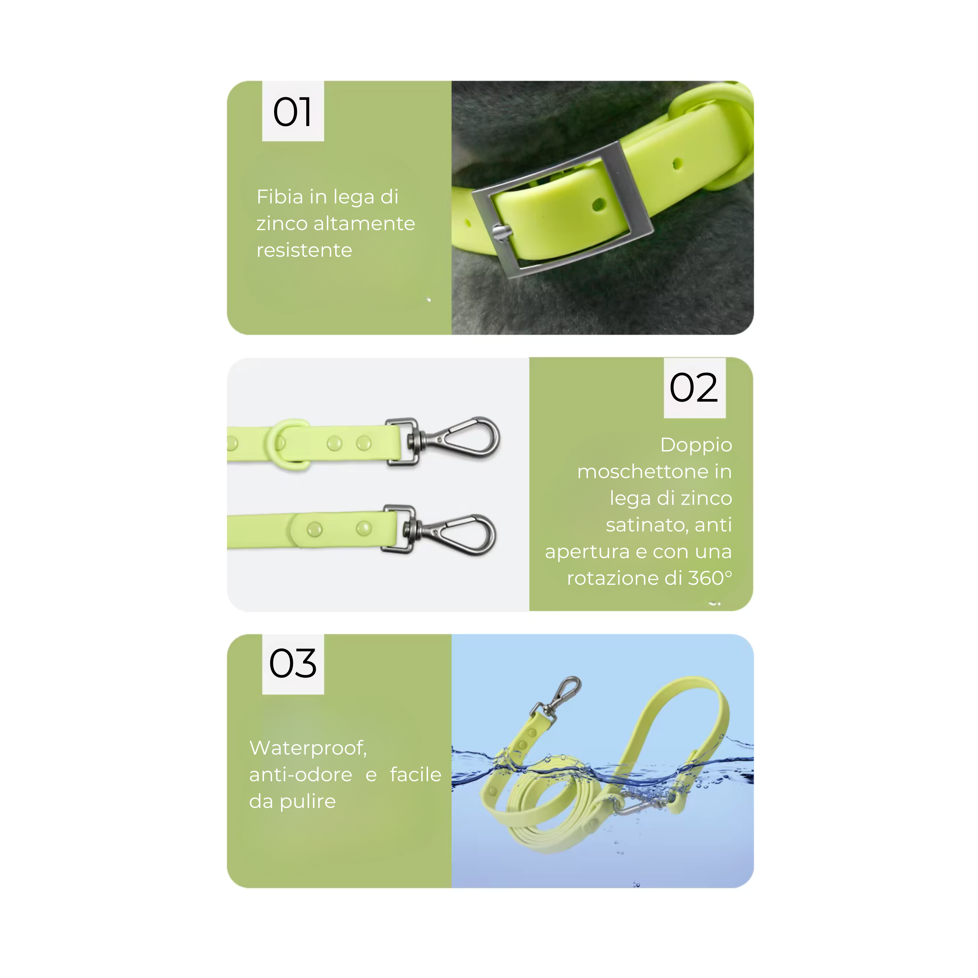 Collare Walky soft touch waterproof