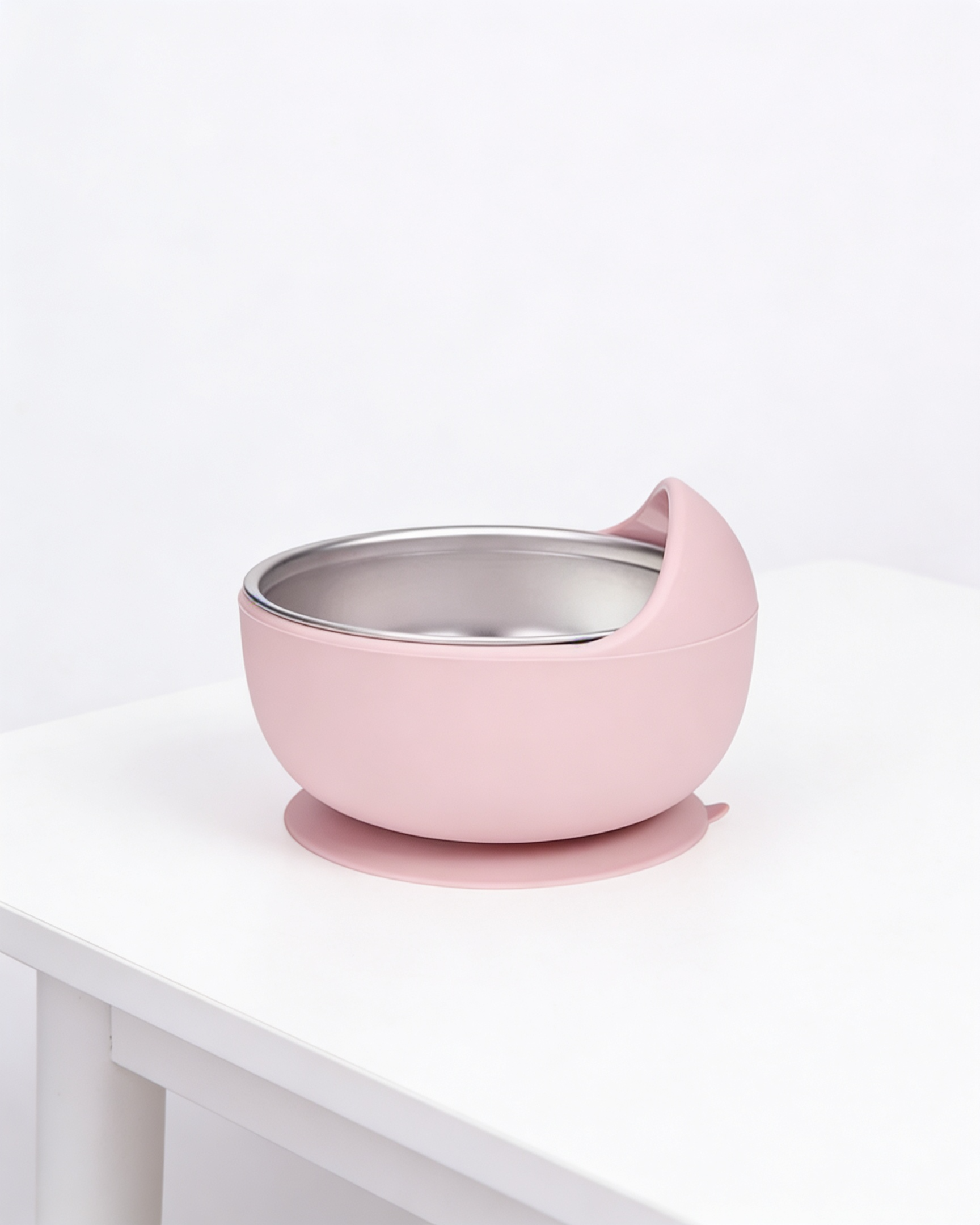 Pretty Bowl- Ciotola 2 in 1 in acciaio e silicone alimentare con rialzo