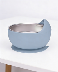 Pretty Bowl- Ciotola 2 in 1 in acciaio e silicone alimentare con rialzo