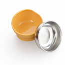 Pretty Bowl - 2-in-1 elevated stainless steel and food-grade silicone bowl