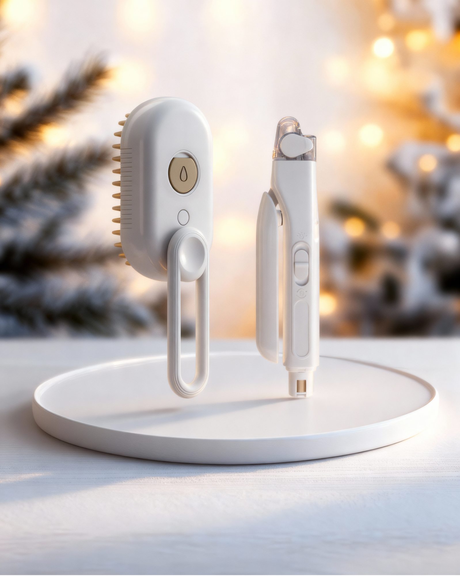 Spazzy+ Cutty Nails- Set Beauty White Xmas