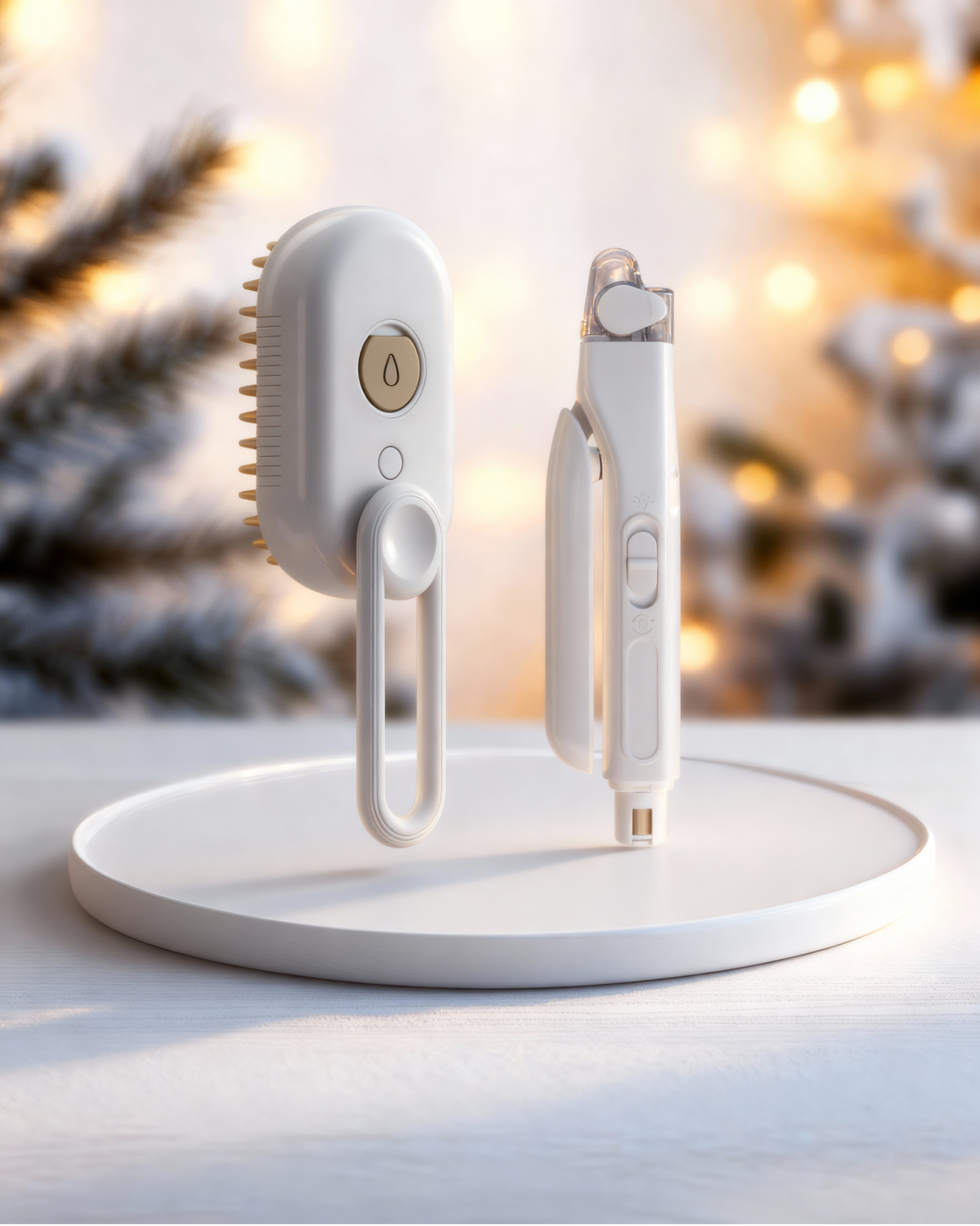 Spazzy+ Cutty Nails- Set Beauty White Xmas